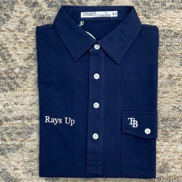 Criquet Shirts Nwt Mens Custom Tampa Bay Rays Criquet Organic
